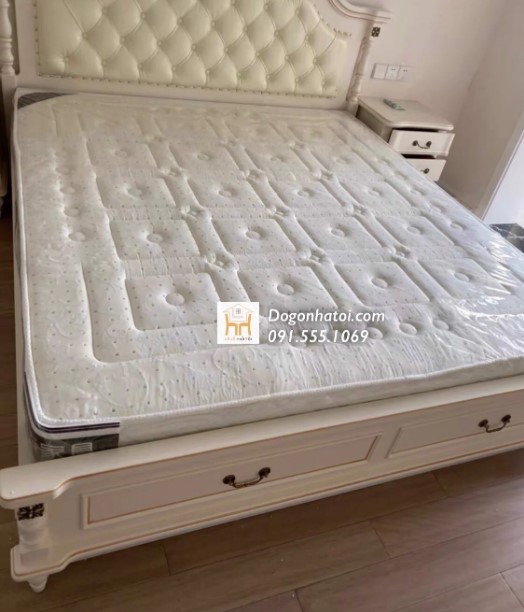 Thi Công Bộ Giường Ngủ Tân Cổ Điển Cao Cấp GN-501