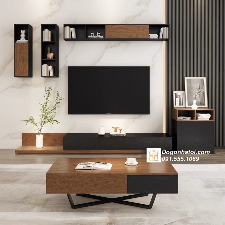 Chiếc kệ TiVi gỗ trang trí đơn giản đẹp 2024 là lựa chọn hoàn hảo cho những ai yêu thích phong cách nội thất hiện đại. Với kiểu dáng đơn giản, sản phẩm này sẽ không chỉ giúp bạn tạo dựng một không gian phòng khách ấn tượng mà còn mang lại sự thoải mái khi sử dụng.